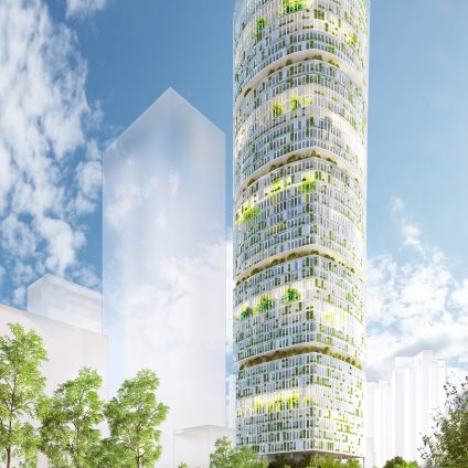 Rinnovabili • Il grattacielo fattoria idroponica Jian Mu Tower (CREDITS CRA-Carlo Ratti Associati)