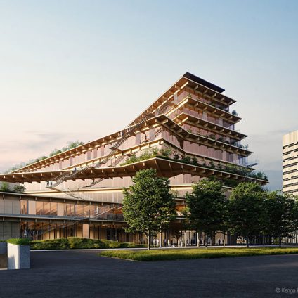 Rinnovabili • Welcome, feeling at work - credit Kengo Kuma associates