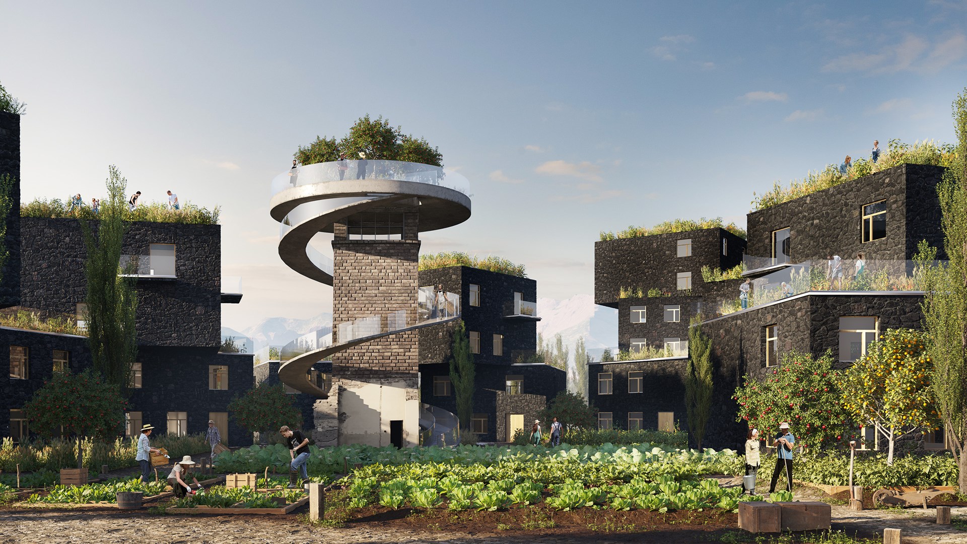 Gagarin Valley Armenia -credits: mvrdv