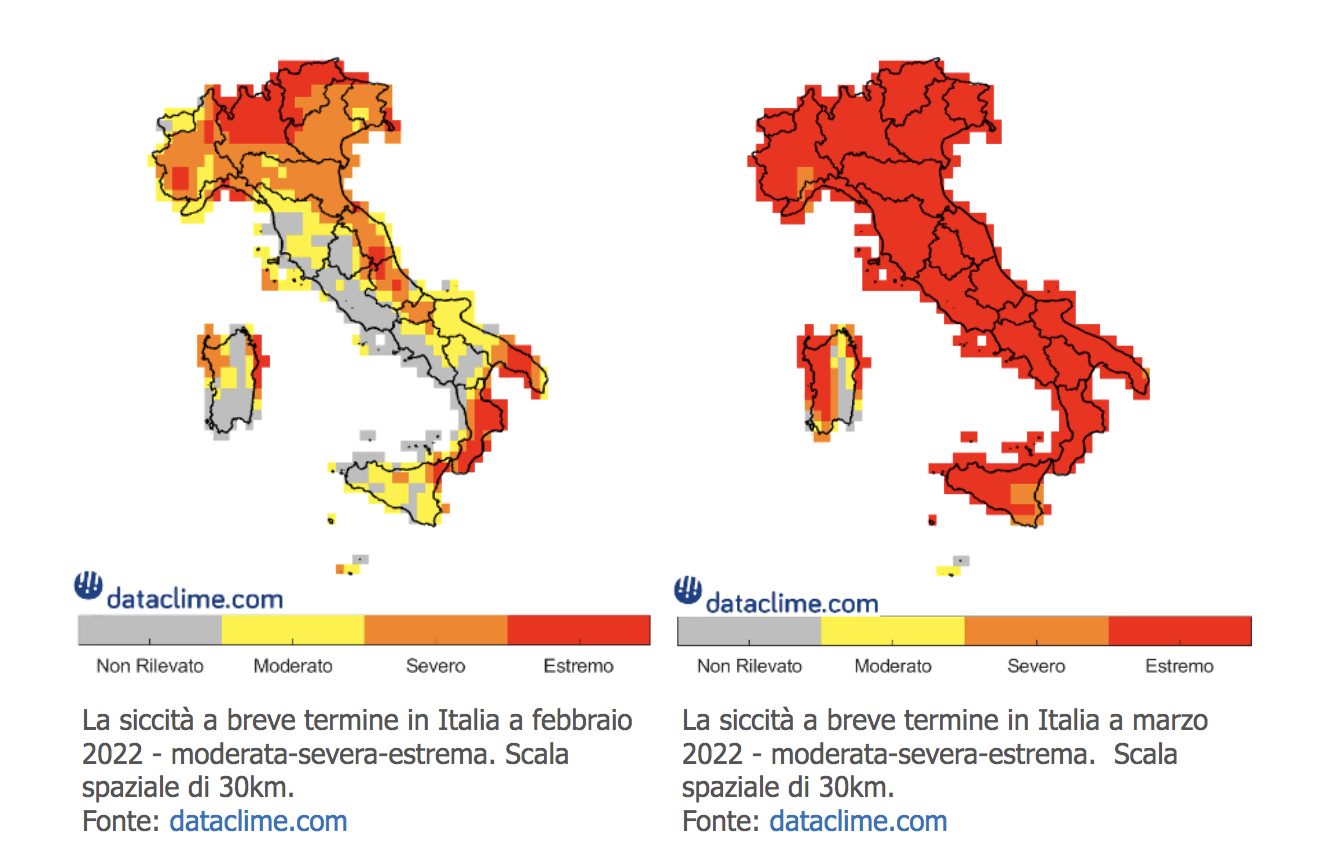 eventi climatici estremi in Italia