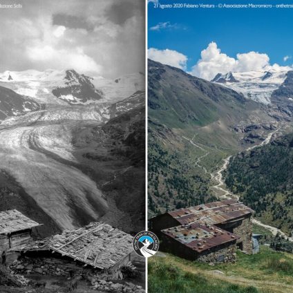 Rinnovabili • Scomparsa dei ghiacciai: un giro del mondo in 90 fotografie