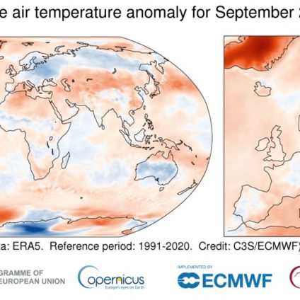 Rinnovabili • Riscaldamento globale: Groenlandia +8°C a settembre