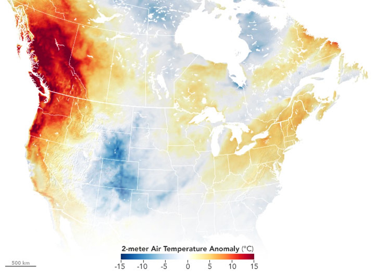 Rinnovabili • Caldo estremo: i 46,6°C in Canada? Succederà ogni 10 anni