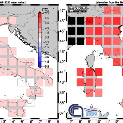 Rinnovabili • Riscaldamento globale in Italia: a novembre ‘solo’ +0,94 gradi