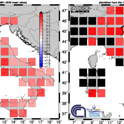 Rinnovabili • L’anno più caldo di sempre in Italia: il 2022 segna +1,15°C