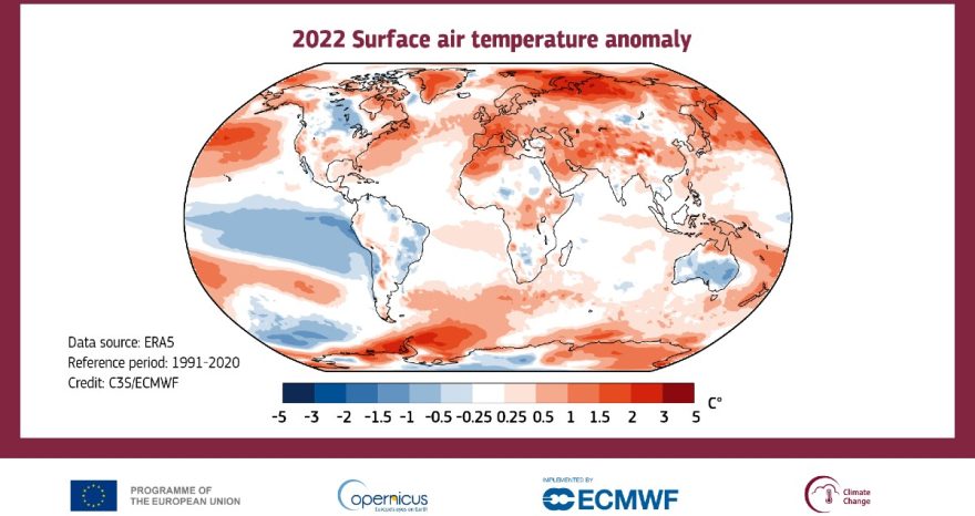 Rinnovabili • riscaldamento globale 2022