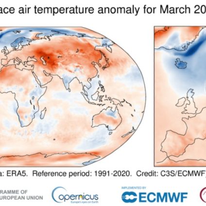 Rinnovabili • Riscaldamento globale: è stato il 2° marzo più caldo di sempre