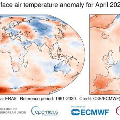 Rinnovabili • Riscaldamento globale 2023: il 4° aprile più caldo di sempre