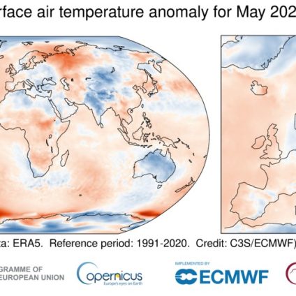 Rinnovabili • Riscaldamento globale: il 2° maggio più caldo di sempre