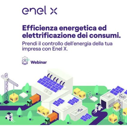 Rinnovabili • Efficienza e elettrificazione dei consumi, le soluzioni Enel X per le imprese