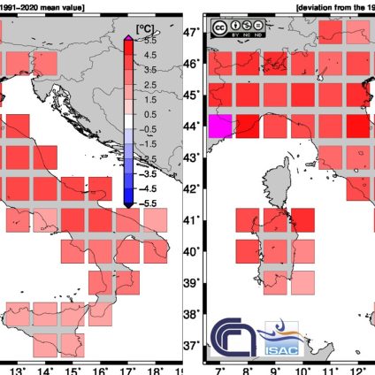 Rinnovabili • Clima Italia ottobre 2023: record con +3,14 gradi di riscaldamento globale