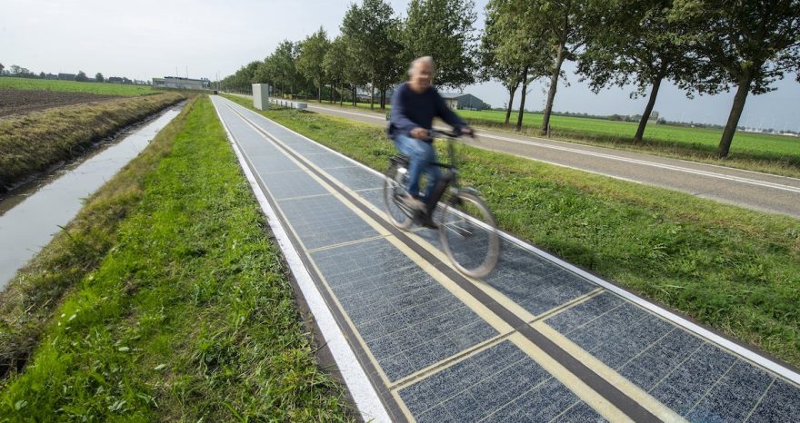 Rinnovabili • piste ciclabili fotovoltaiche