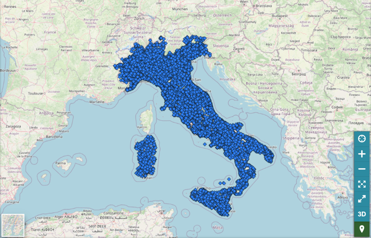 mappa interattiva