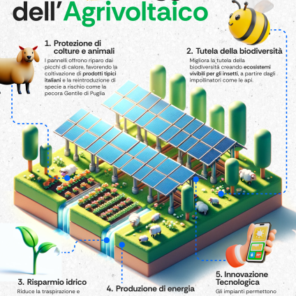 Rinnovabili • vantaggi dell'agrivoltaico