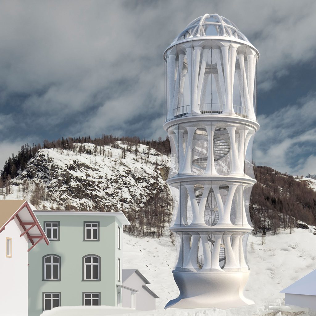 Torre stampata in 3D più alta al mondo