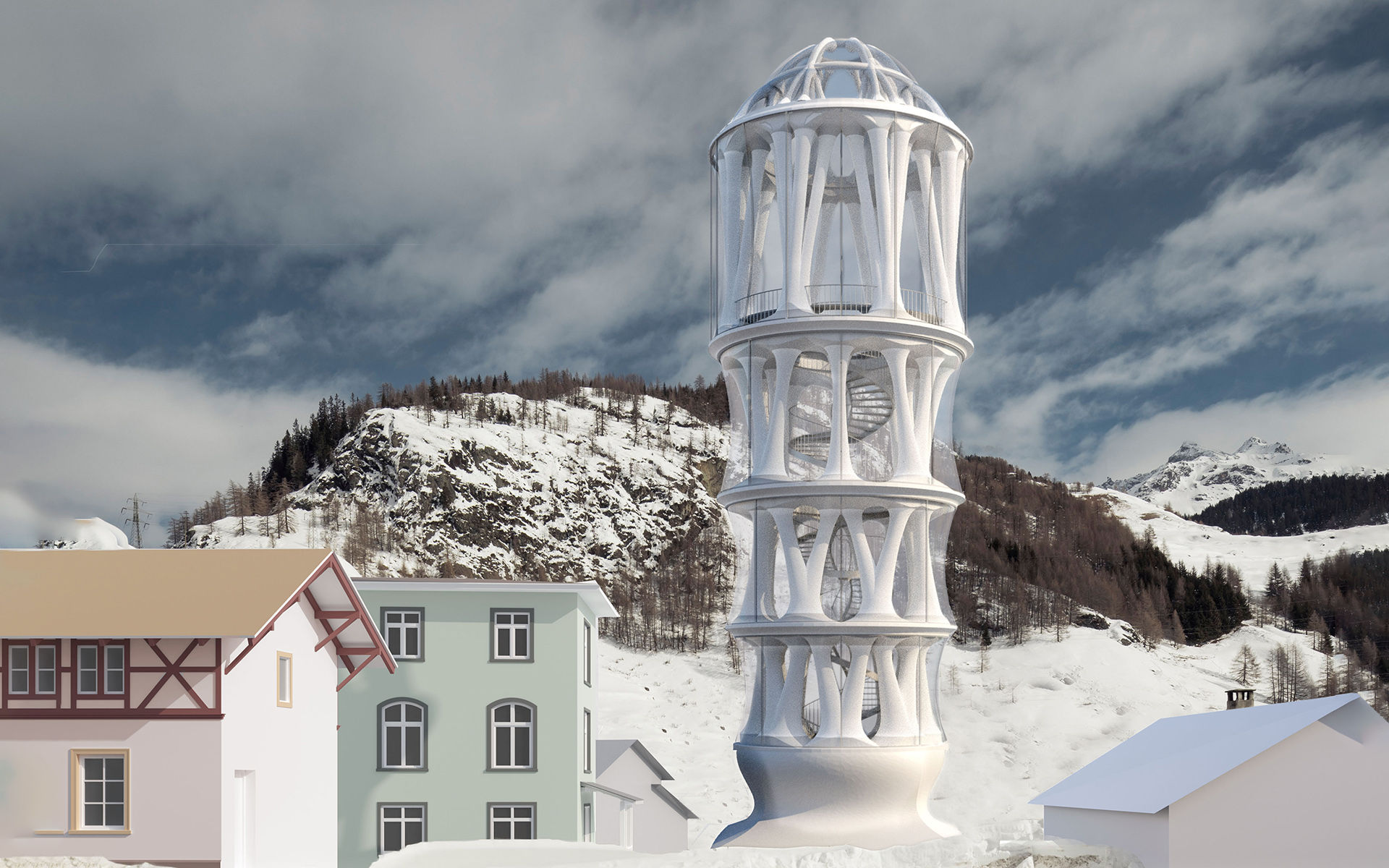 Torre stampata in 3D più alta al mondo