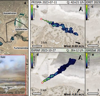 Rinnovabili • Leak di metano: nel 2023 in Kazakhstan il 2° più grande della storia