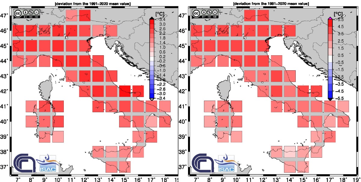 Rinnovabili • Riscaldamento globale Italia: inverno più caldo da 220 anni