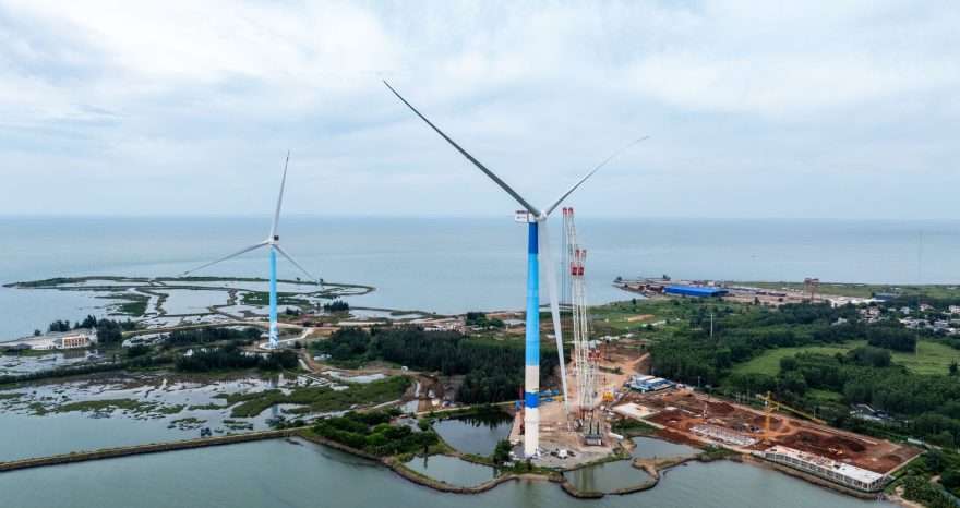 Rinnovabili • Mingyang installa la sua maxi turbina eolica offshore da 20 MW