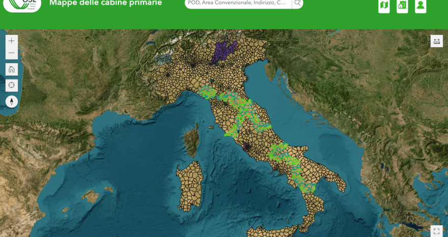 Rinnovabili • mappa interattiva delle cabine primarie aggiornata 