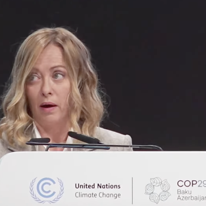 Rinnovabili • Meloni alla COP 29: su decarbonizzazione neutralità tecnologica e non ideologica