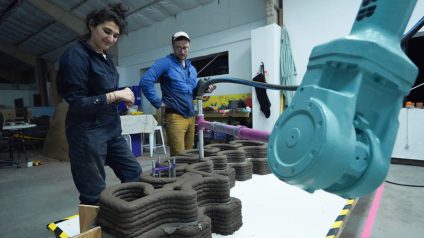 Rinnovabili • Stampa 3D casseforme: risparmiare riciclando lo scavo del cantiere