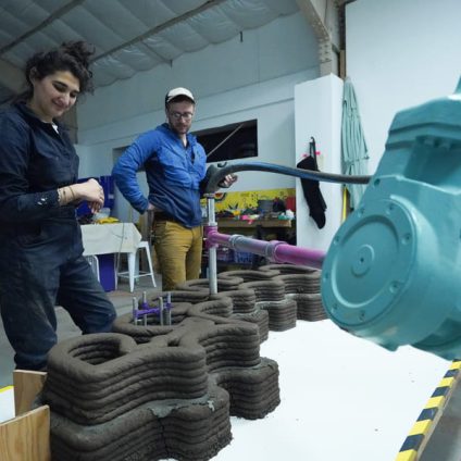 Rinnovabili • Stampa 3D casseforme: risparmiare riciclando lo scavo del cantiere