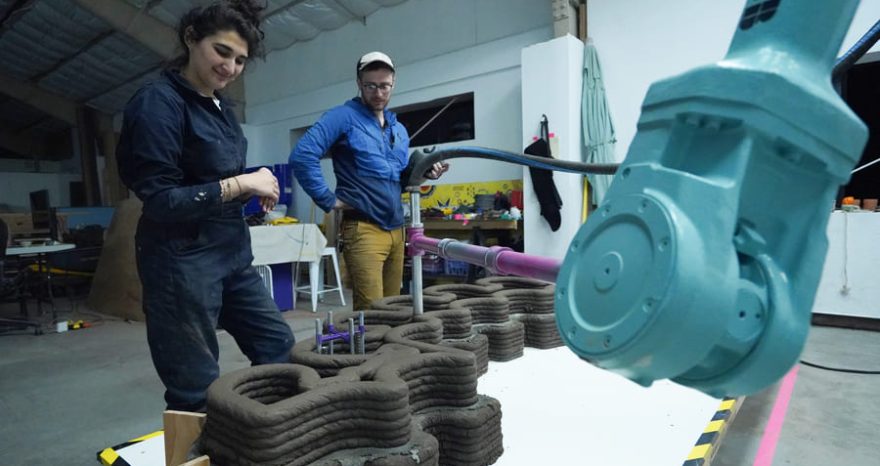 Rinnovabili • Stampa 3D casseforme: risparmiare riciclando lo scavo del cantiere