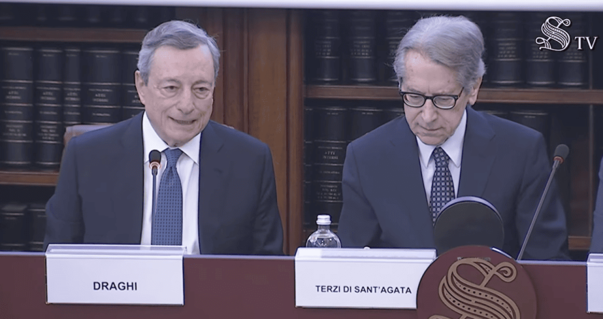 Rinnovabili • Draghi al Parlamento con un bazooka verde sotto la giacca