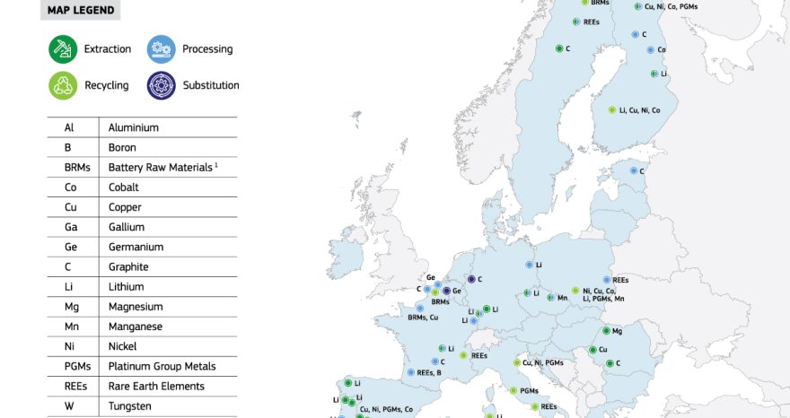 Rinnovabili • Progetti strategici per le materie prime, i 4 italiani selezionati dall'UE